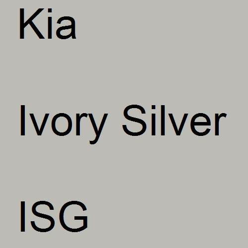 Kia, Ivory Silver, ISG.